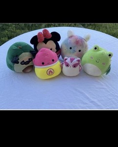 Squishmallows Disney Mixed Lot Plush Small Medium Minnie Mouse Animals