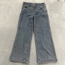 J For Justify Jeans Women 7 Blue Wide Leg Y2K Baggy Streetwear