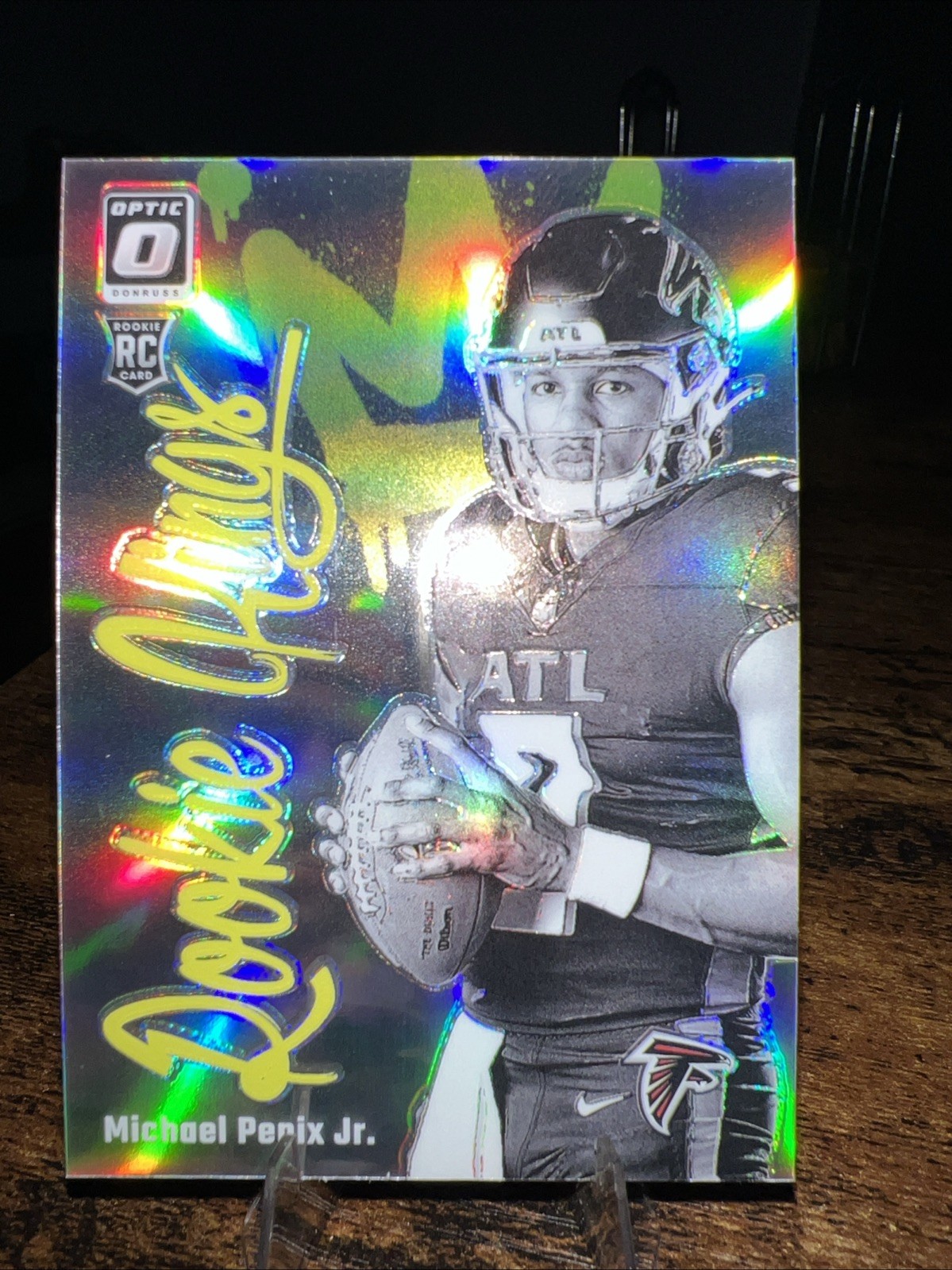 2024 Donruss Optic Michael Penix Jr Rookie Kings Case Hit SSP RC Atlanta Falcons