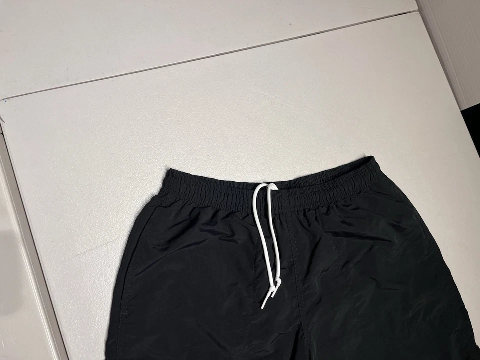 Bañador Stussy Shorts Para Hombre Pequeño Negro Sin Forro 6.5" Entrepierna Nylon Poliéster Foto 3 de 4