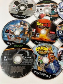 PlayStation Xbox 360 Loose Discs Video Game Lot Of 20 AS IS Untested Scratches