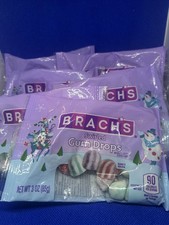 Lot Of 6 Bags Brachs Swirled Gum Drops- 3Oz each. Exp 07/06/2027