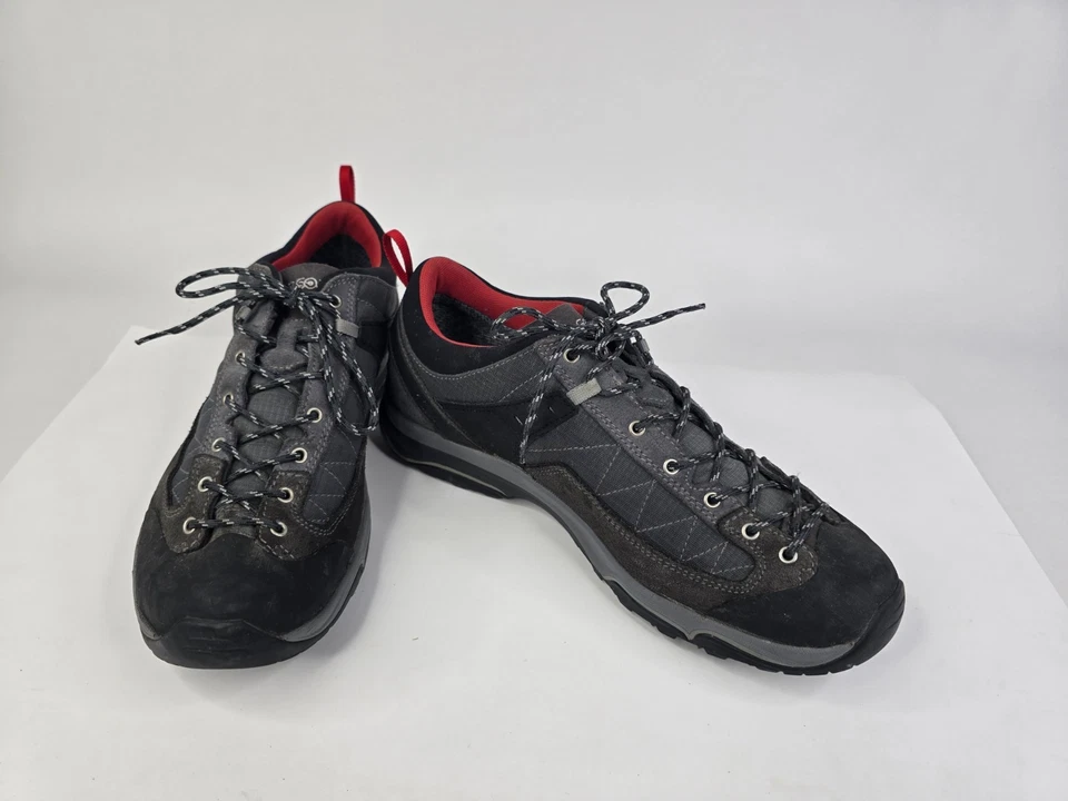 Sapatos de caminhada Asolo Pipe GV GTX masculino tamanho 9 impermeável sola Vibram cinza escalada - Imagem 2 de 4