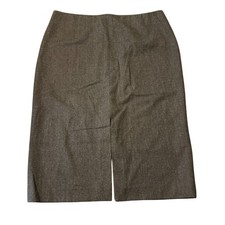 vintage Ralph Lauren Sport Women's Gray Wool Blend Pencil Skirt Size 8 USA