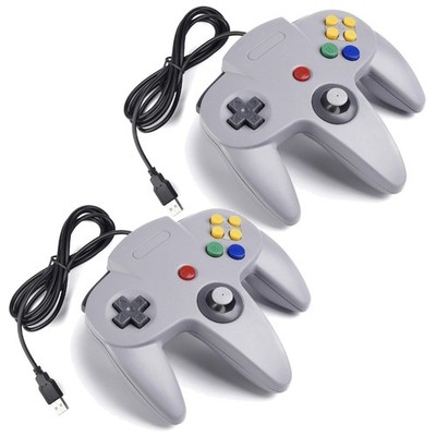 Miadore Classic N64 USB Controller Retro Joystick Gamepad Grau
