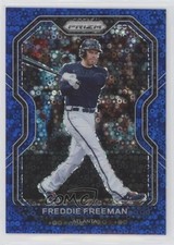 2021 Panini Prizm Tier II Blue Donut Circle 105/199 Freddie Freeman #112 0tw4