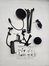 Schenzhen Microphone Stand With Phone Holder 30in H Black