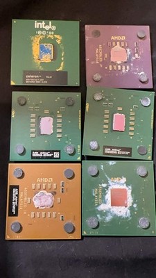 Lot of 6 Cpus.  AMD Athlon, intel celeron,