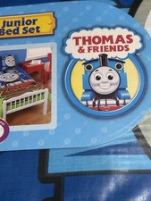 Couette Vintage Thomas Le Petit Train Pour Lit Double, Bleue, 85x61 Cm - Chaude Et Douce