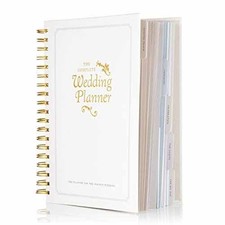 Wedding Planner Organizer - Engagement Diary Book  - Spiral-bound - Good o