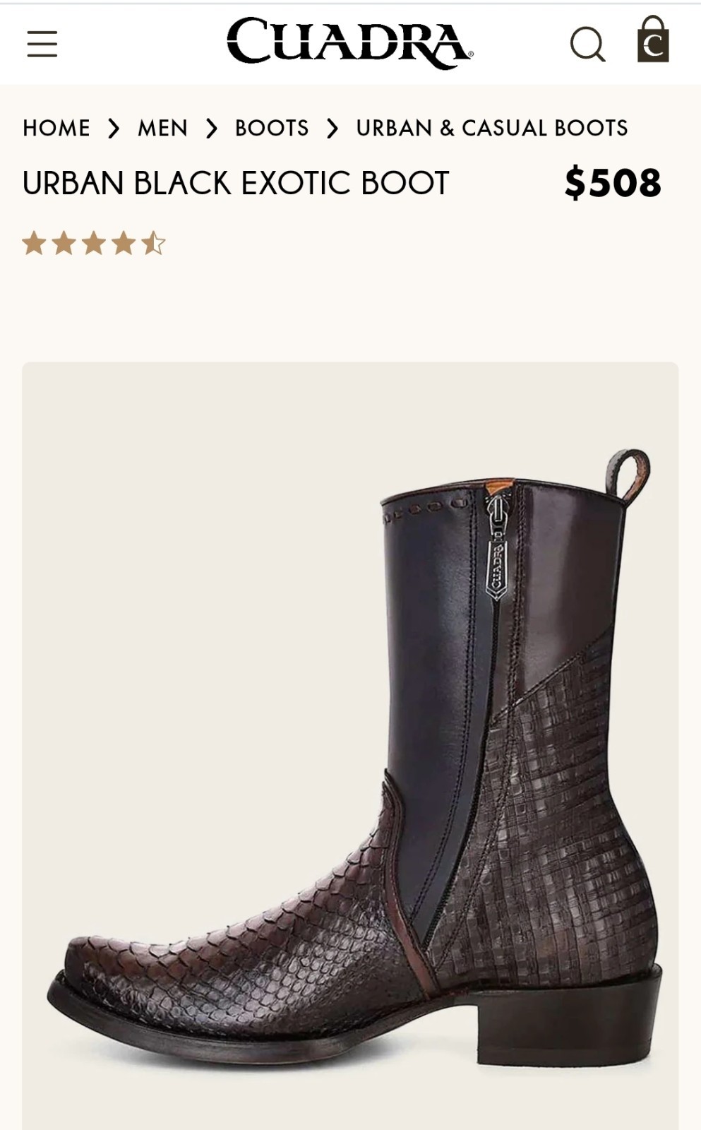 Cuadra Boots Python - image 9