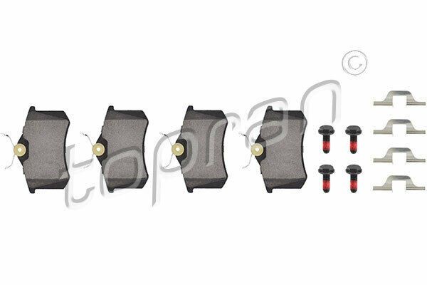Plaquettes de frein arrière 4254C1 pour Citroën C4 I et Peugeot 308 1.6 2.0 HDi VTi