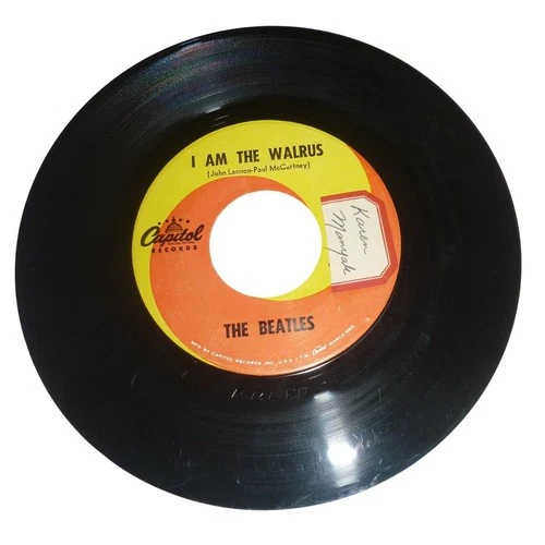 The Beatles Hello Goodbye I Am The Walrus 45 RPM 7" Vinyl Capitol Records 2056
