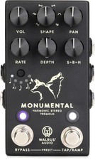 Walrus Audio Monumental Harmonic Stereo Tremolo Pedal - Black