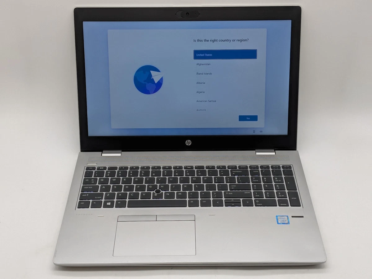 HP ProBook Intel Core i5 8th Gen. PC Laptops & Netbooks 256 GB SSD