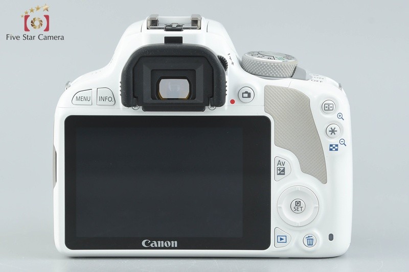 Canon EOS Kiss X7 / Rebel SL1 / 100D White 18.0 MP DSLR Camera