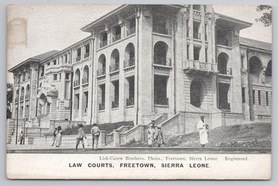 c1910s Freetown Sierra Leone Postkarte, Gerichte, Lisk-Carew Bros Foto