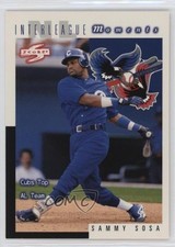 1998 Score Interleague Moments Sammy Sosa #260 0ha3