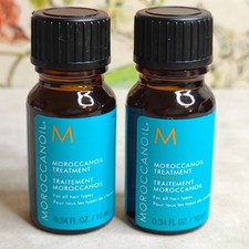 Lot x2 MOROCCANOIL Treatment Moroccan Hair Oil 0.34 oz Travel Mini Size New