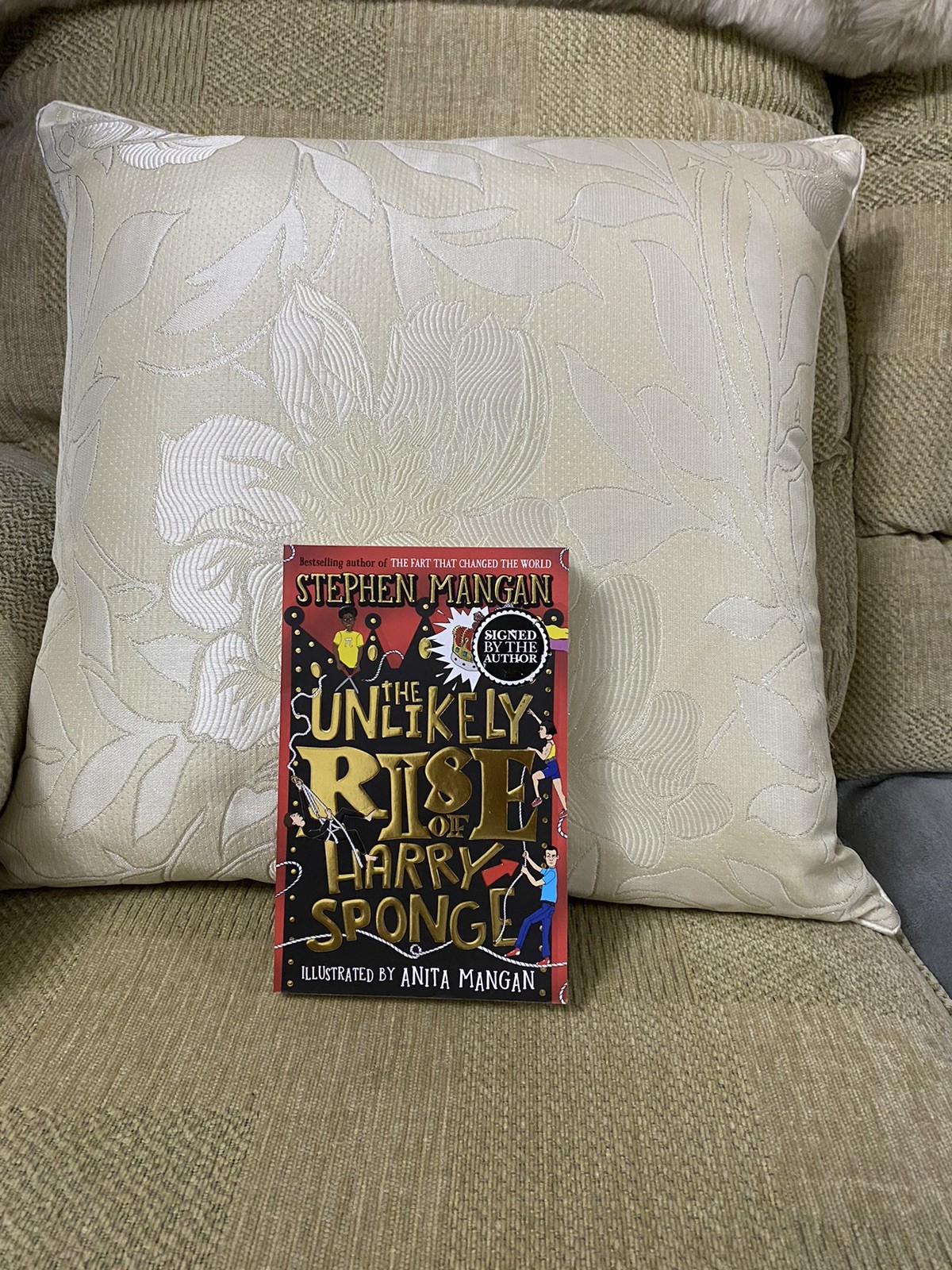 The Unlikely Rise Of Harry Sponge Signed 1st Edition Book Stephen Mangan New