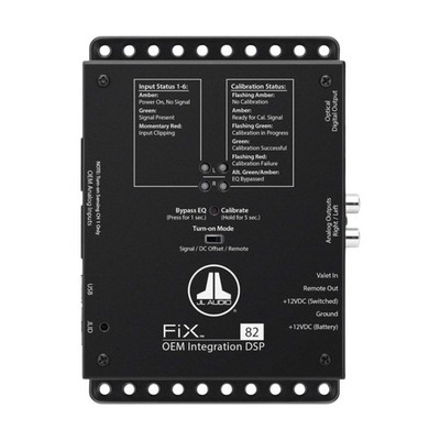 JL Audio FiX-86 OEM Integration DSP 8-Channel Processor NEW