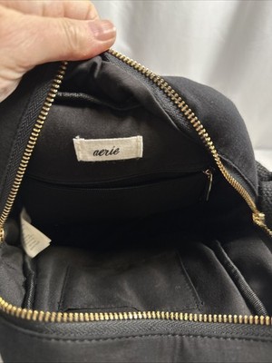 Aerie Black Mini Backpack Crossbody Purse With Handles | eBay