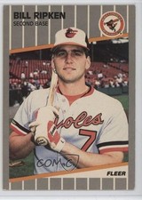 1989 Fleer Billy Ripken (FF on Bat Knob) #616 1dz0