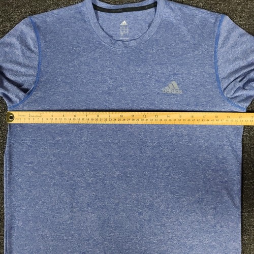 Adidas Shirt Herren Medium Blau Climalite Gym Workout Laufen Rundhals Active Tee - Bild 4 von 11