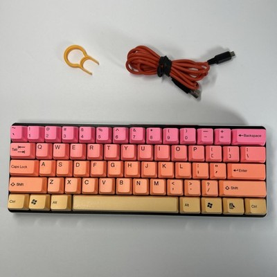 Glorious GMMK 60% Mechanical Keyboard Gateron Phantom Red Tai-Hao RGB