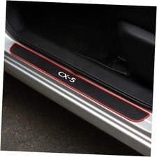 4PCS PVC Soft Rubber Door Sill Protector Anti-Dirty Scuff Plate Cover Guard