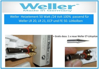 Weller Ersatzheizelement, für LR 20, LR 21, ECP und FE 50-   T0052411099