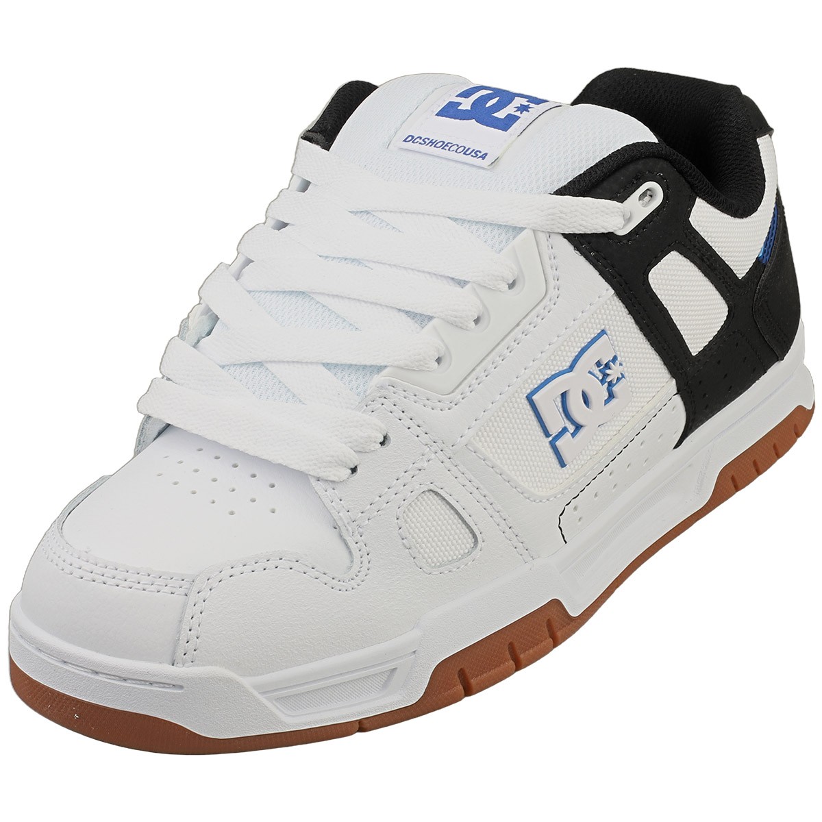 Sneakers DCSHOECOUSA DC Shoes Stag Mens Skate Sneakers in White Stone | eBay main image 3