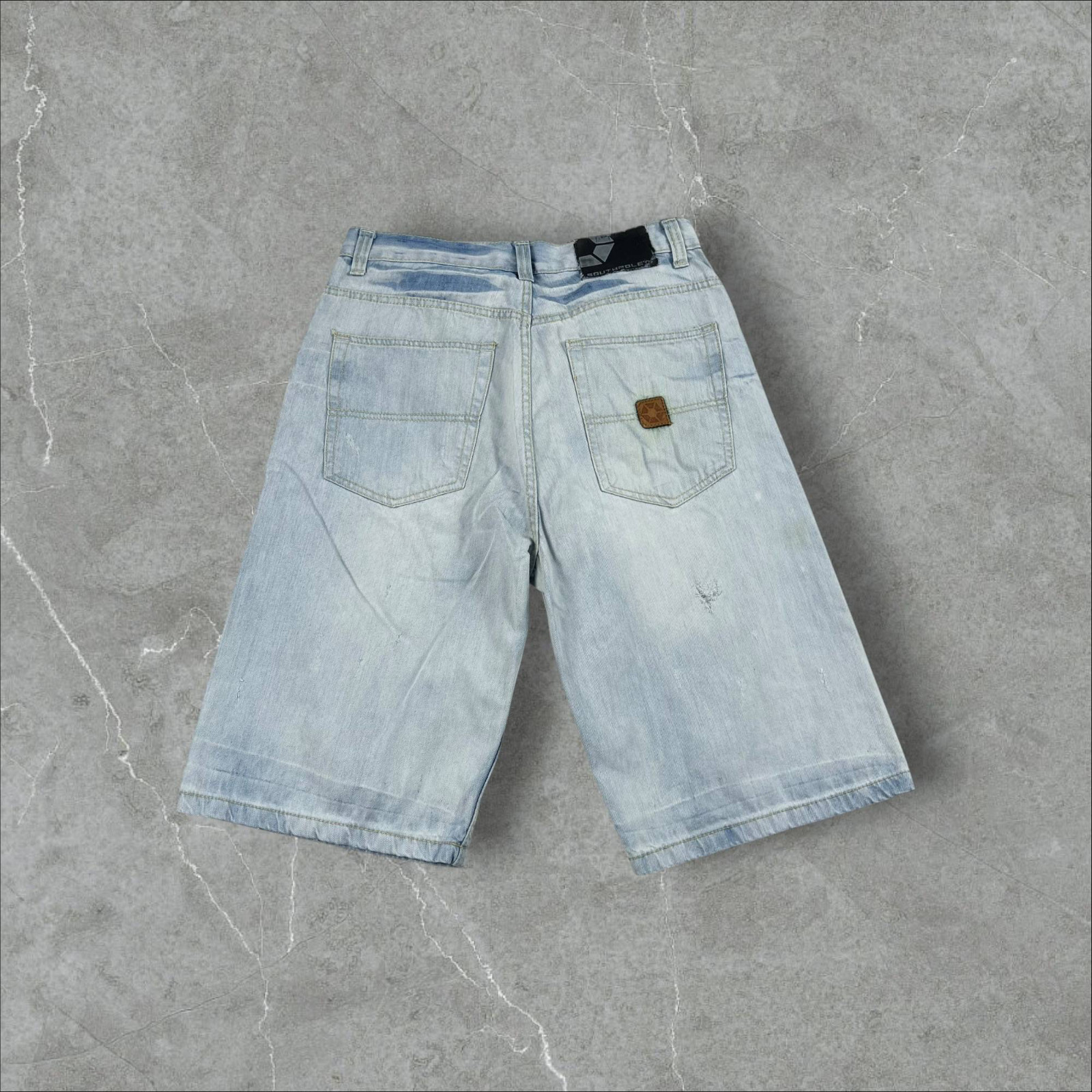 Jorts Southpole lavaggio chiaro vintage taglia L
