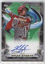 2023 Inception Base Rookie and Emerging Stars Green /125 Nolan Gorman Auto 14sd