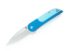 FINCH KNIFE CO - "DEVIL'S FINGER" 4" CLOSED LENGTH - BLUE ECHO #DF021 - G10