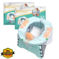 72 Pcs Disposable Potty Chair Liners Toddler Seat Pads