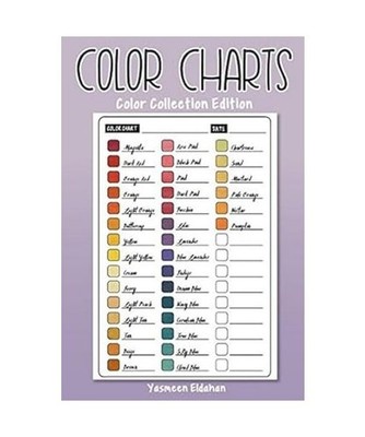 Color Charts: Color Collection Edition: 50 Color Charts to record your color col