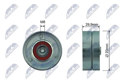 Rullo tenditore, Cinghia Poly-V MERCEDES-BENZ 124 Tre