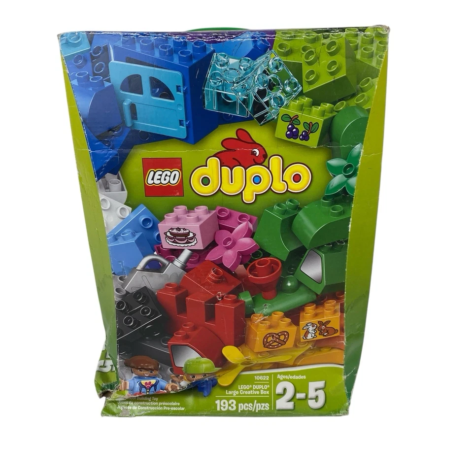 Lego Duplo 10622 Large Creative OPEN DAMAGED BOX 2015 Retired 193 pc Complete - Image 2 of 4