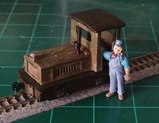 On18 DIESEL LOCO Switcher Use With Kato 11-109 chassis. Not Included 3D Print. 