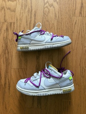Dunk Low Off-White ホワイト/パープル Nike Dunk Low OFF-WHITE - 