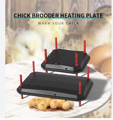 SMART BROODER HEATING PLATE Upgrade Chick Brooder Heating Plate, 10'' x 10'' Brood