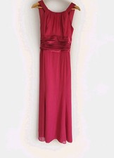 David's Bridal Womens Maxi Dress Vibrant Pink Size 14 Sleeveless 