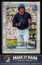 Ruben Cardenas 1st 2020 Bowman Chrome Prospects Speckle Refractor #BCP-23 #/299