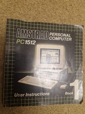 Amstrad Personal Computer PC 1512 User Instructions Book 1