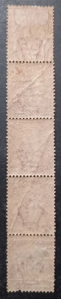 Королева Виктория GB пенни красный полоски SG.43 Pl.140 MNH хорошо центрированный хорошо перфор. VF - Изображение 3 из 3