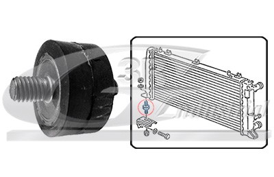 3Rg Lagerung, KüHler FüR Audi 80 B1 B2 Coupe B3 100 C2 C3 V8 Quattro B4 90-image