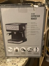 Bella Pro Series 20-Bar Stainless Steel Espresso Maker