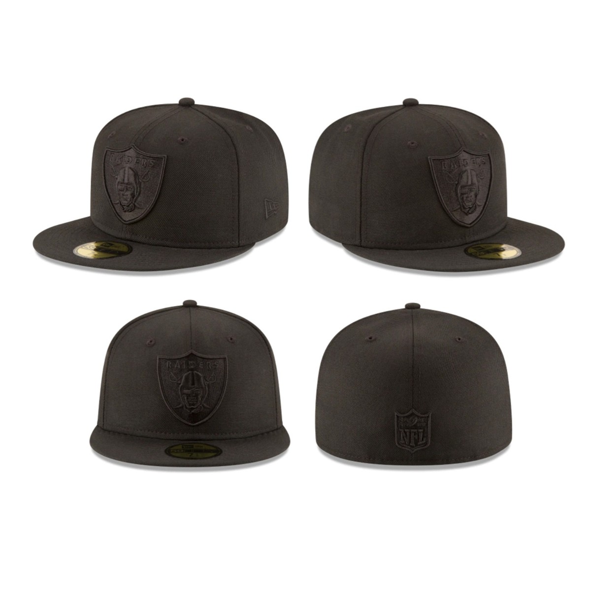Las Vegas Oakland Raiders NFL Authentic New Era 59FIFTY / 9FIFTY