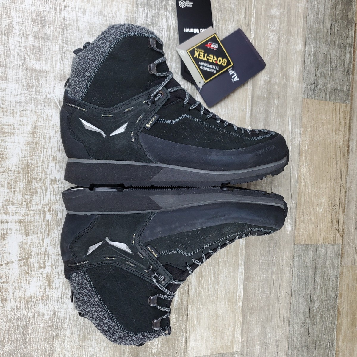 Salewa Mens MTN Trainer 2 Winter GTX Boots Sz 12 Black  display picture 2